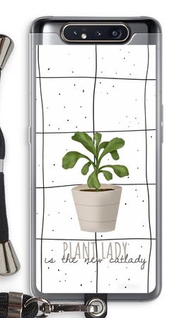 Houseplant on windowpane