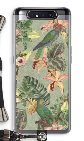 Tropical jungle parrot