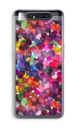 Überlappende Aquarell-Punkte