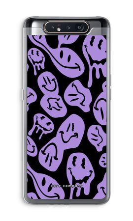 Smeltende Smiley - Paars