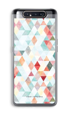 Gekleurde driehoekjes pastel