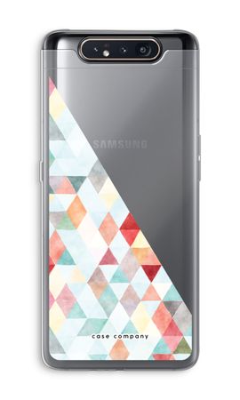 Gekleurde driehoekjes pastel