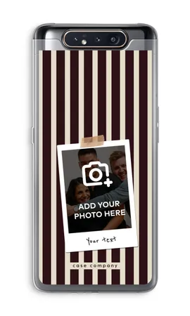 Polaroid - Retro, Samsung Galaxy A80 soft case