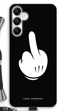 Mittelfinger schwarz