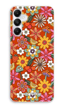 Retro Flowers - Red