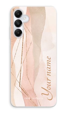 Gold Lines Namecase - Blush