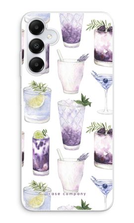 Violet cocktails