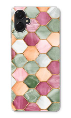 Hexagons in stained glass