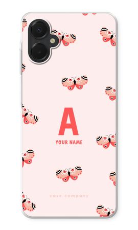Rosy Butterflies Monogram