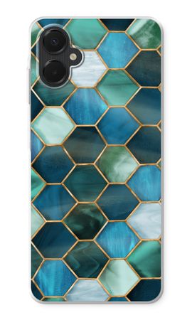 Hexagons in stained glass