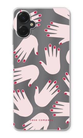 Hands pink