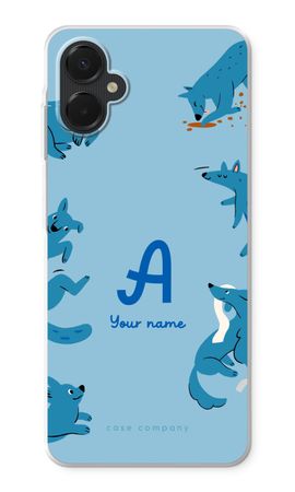 Playful Dogs Monogram