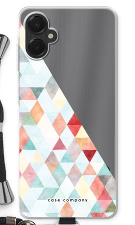 Coloured triangles pastel