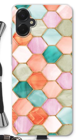 Hexagons in stained glass