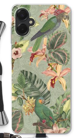 Tropical jungle parrot