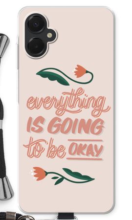 Optimistic flower girl