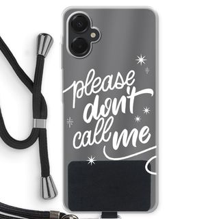 Don't call