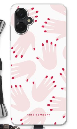 Hands pink