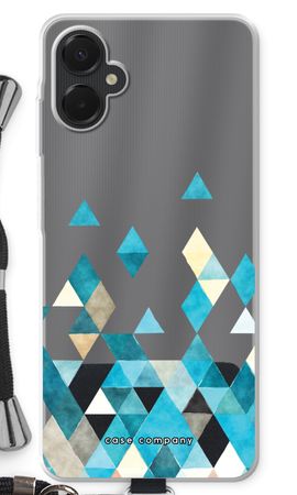 Coloured triangles blue