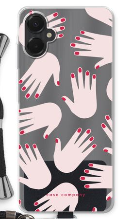 Hands pink