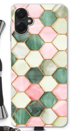 Hexagons in stained glass