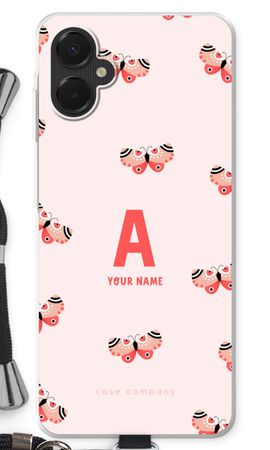 Rosy Butterflies Monogram