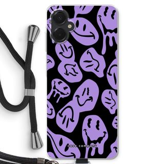 Schmelzender Smiley - Lila