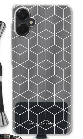 Cubes black and white