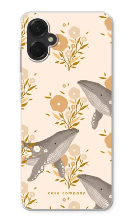 Floral Whales, Samsung Galaxy A06 5G weiche Hülle