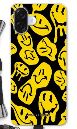 Melting smiley - Yellow