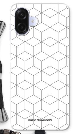 Cubes black and white