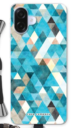 Coloured triangles blue