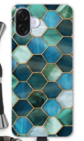 Hexagons in stained glass