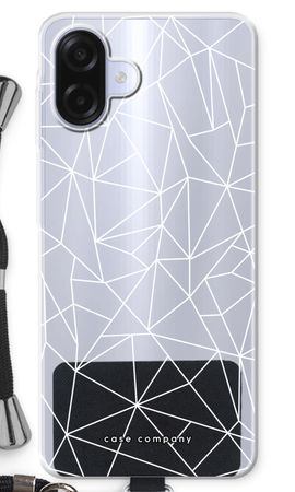 Geometric lines white