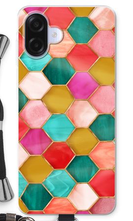 Hexagons in stained glass