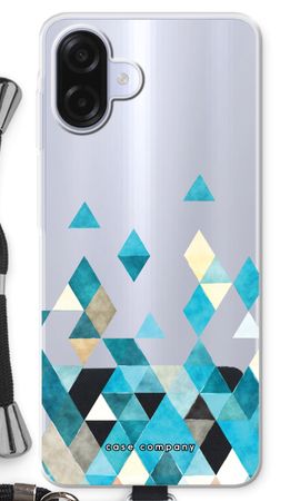 Coloured triangles blue