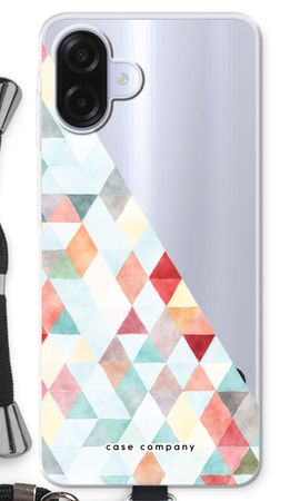 Coloured triangles pastel