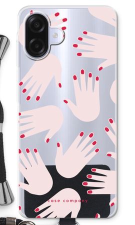 Hands pink