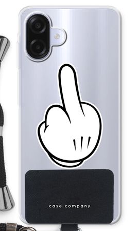 Middle finger black