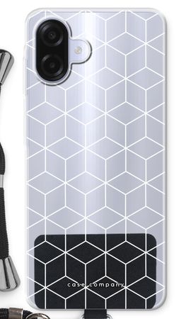 Cubes black and white