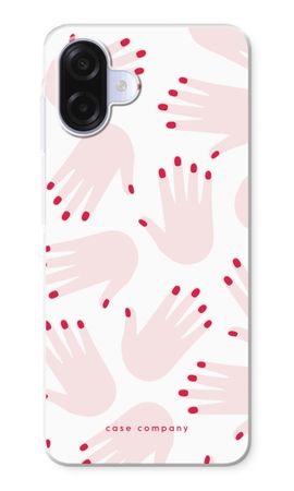 Hands pink
