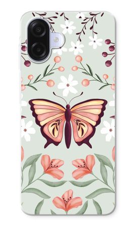 Butterfly in a floral world