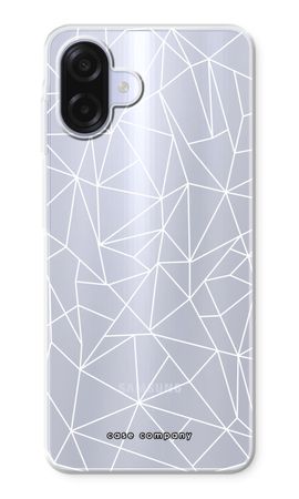 Geometric lines white