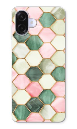 Hexagons in stained glass