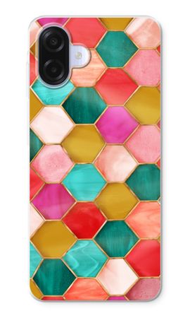 Hexagons in stained glass