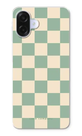 Checkered Mint, Samsung Galaxy A07 weiche Hülle