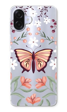 Butterfly in a floral world