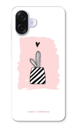 Black and white cactus