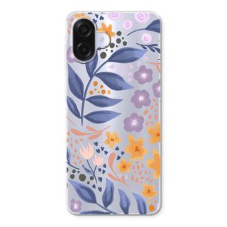 Flowers with blue leaves
