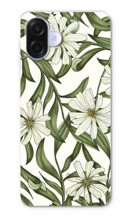 White flower pattern